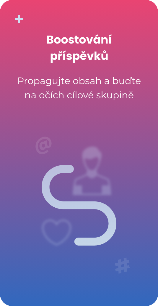Boosting příspěvků