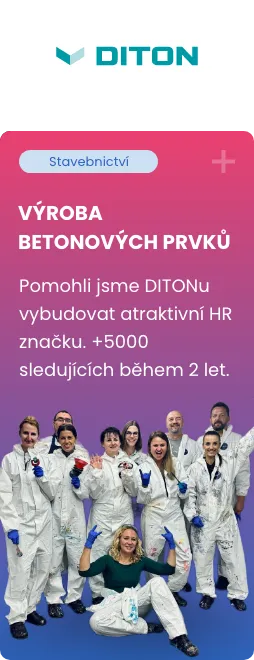 Diton – ukázka LinkedIn carousel příspěvku