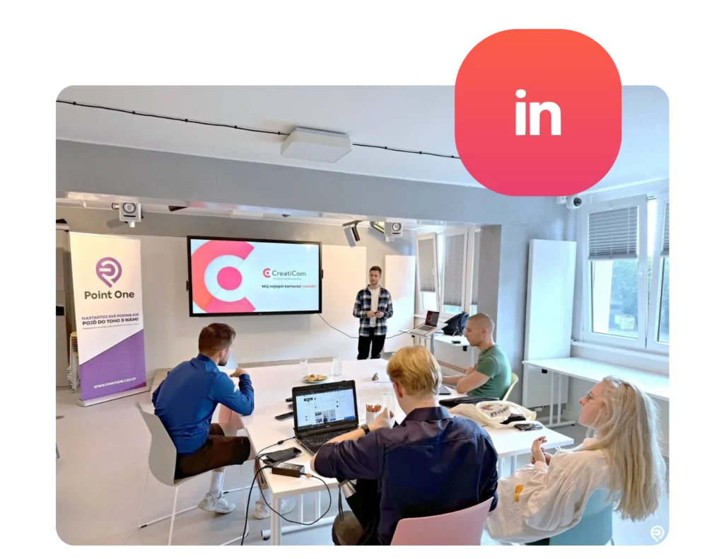 LinkedIn školení od Get Leads – účastníci workshopu